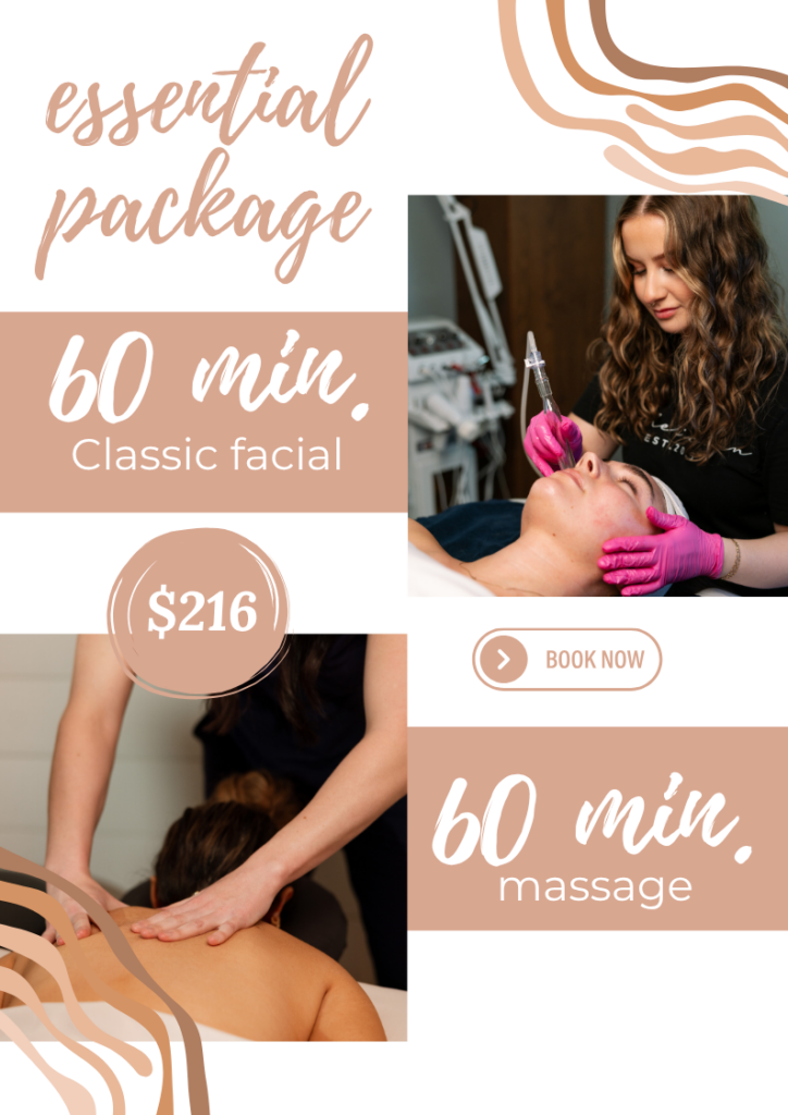 Essential Package: a 60-minute classic facial and 60-minute massage for $216 at Salon & Spa De Crist.