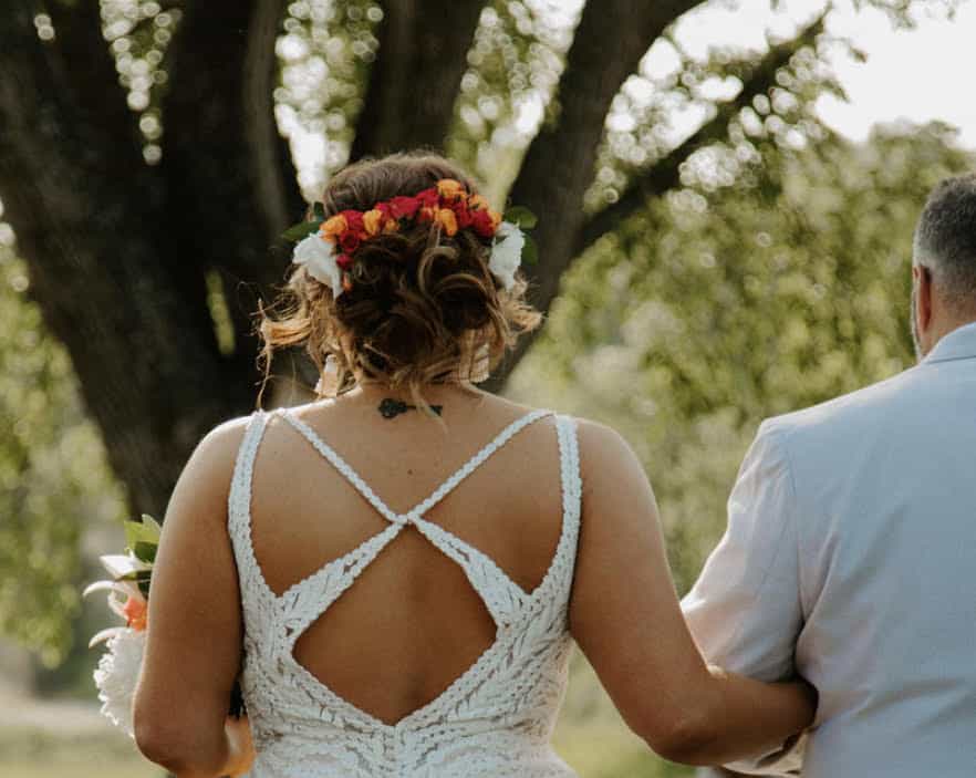 Updo wedding hair